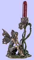 Nouveau Iris Fairy Candle Holder