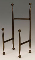 Antique Gold Finish Wrought Iron Easel