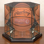 Basketball Wood & Glass  Display Case