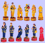 Firefighters Chess Set