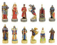 Russians vs Mongolians Chess Set