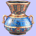Eye of Horus Ceramic Vase