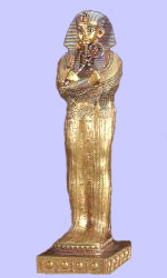 King Tut's Sarcophagus - Egyptian Pharaoh Statue