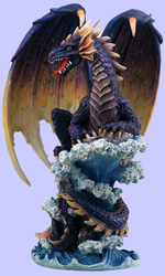 Ocean Lair Dragon Figurine