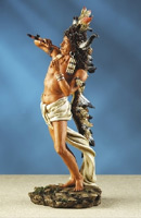 Native American Sioux Sun Dancer  - Native Tribal Art Figurine