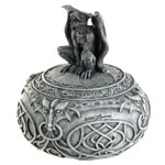 Medieval  Gargoyle Figurine  Jewelry Box