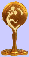 Art Nouveau Hand Mirror