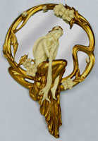 Art Nouveau Wall Mirror
