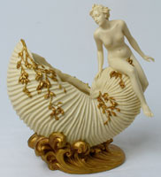 Art Nouveau Shell Jewelry Dish