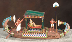 Cleopatra Barge On The Nile Statue