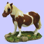 Shetland Pony Horse Figurine