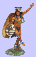 Native American  Witch Doctor - Native American Indian Figurines