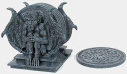 Medieval Gargoyle Coaster Set