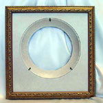 Gold Finish Wood Plate Frame