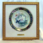 Gold Finish Wood Plate Frame