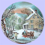 Currier & Ives Four Seasons Plates
