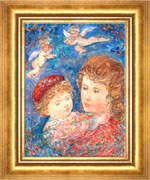 New Hope Framed Tile - Edna Hibel