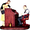 Marriage License Figurine - Gorham - Norman Rockwell