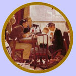 Saying Grace  -  Norman Rockwell Plate