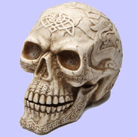 Oversized Celtic Skull