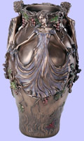 Nouveau  Sea Maidens Vase