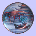 Scenes From The Summer Palace - Zhang Song Mao - Imperial Ching-te Chen