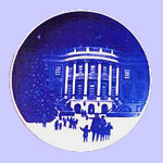 Jack  Woodson 1987 Christmas At The  White House - Bing & Grondahl Christmas In America