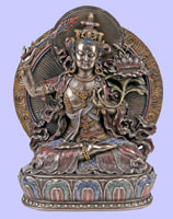Manjusri Eastern Enlightenment Indian Figurines