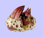 Red Baby Dragon Speckled Egg