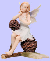 Pine Cone Fairy Figurine