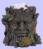 Summer Greenman Votive Holder