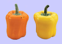 Bell Pepper Salt & Pepper Shakers