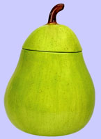 Green Pear Cookie Jar