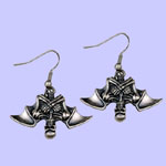 Skull Vampire Earrings Costume Jewelry
