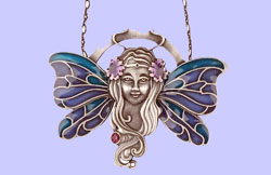 Nouveau Fairy Pendant Costume Jewelry