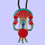 Cobra Lotus Pendant Costume Jewelry