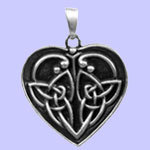 Celtic Heart Pendant Costume Jewelry