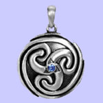 Celtic Spiral Pendant Costume Jewelry