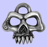 Skull Mask Pendant Costume Jewelry