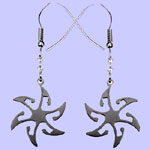 Tribal Flower Earrings Costume Jewelry