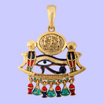 Cobra, Eye Of Horus Pendant Costume Jewelry
