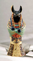 Anubis jeweled Sarcaphagus