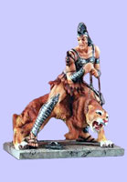 Gladiator Fighting Lion
