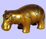 Egyptian Gold Hippo