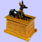 Sm Egyptian Anubis Box