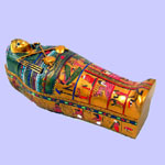 Egyptian Sarcophagus w/ Mummy