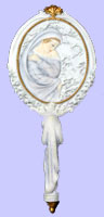 Greek Lady of Winter Hand Mirror