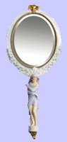 Greek Lady of Winter Hand Mirror