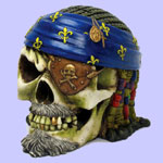 Pirate Skull Money Bank
