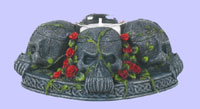 Skull Candleholder